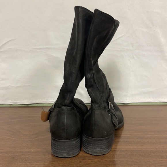 Donald J Pliner Pita Black Leather Mid Calf Boot - Picture 4 of 6